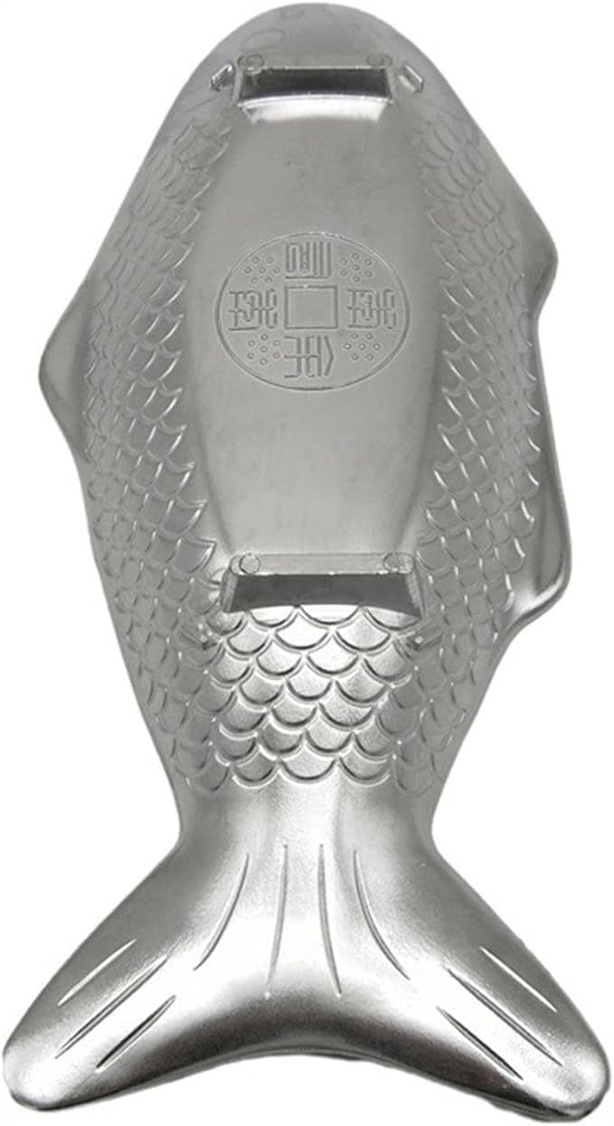 Thai Fish Plate – Aluminum Hot Pot Serving Trays, Fish-Shaped Food Platter | Metal Tableware for Indoor Kitchen, Outdoor Dining, Seafood Presentation, Party Serving, Restaurant, Home Cooking
