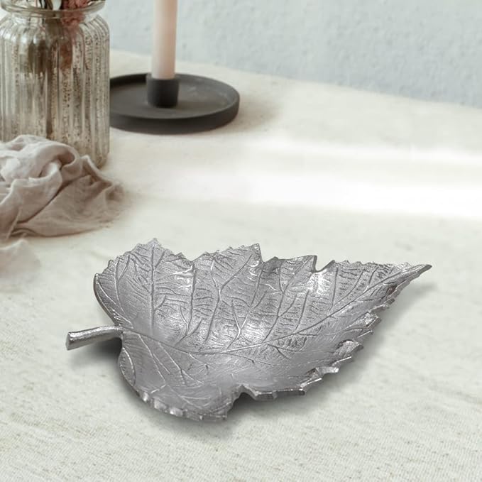 BBH Home's Handmade Silver Novelty Shaped Aluminium Tray 5.23 x 3.93 x 1.14 AMBBVK061AB2020