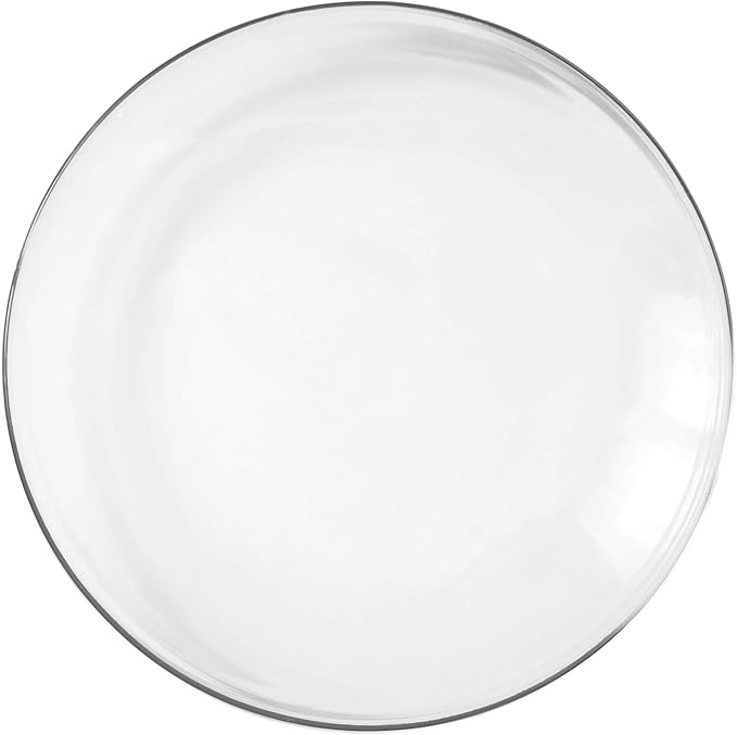 Barski Glass Cake Plate with Dome – Plate is 11" Diameter – Clear Covered Dessert Stand Serving Platter for Cakes, Cupcakes, Pastries, Desserts & Snacks – Party Tableware – Made in Europe