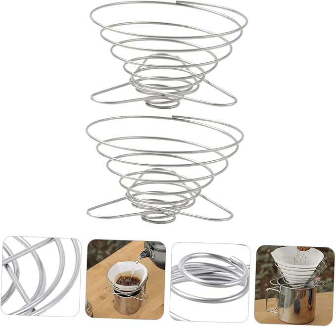 VILLCASE Foldable Coffee Dripper - Portable Collapsible Coffee Filter Cup for Home Brewing and Outdoor Use Lightweight Filter Holder for Travel and Camping