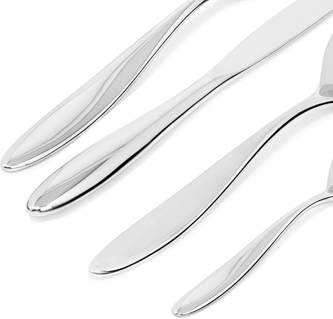 Alessi SG38S24M "Mami" 24 Piece Cutlery Gift Set, Silver