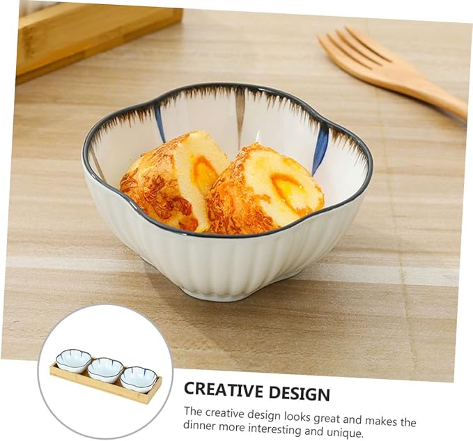 Alipis Japanese Snack Plate Set Snack Tray Serving Plate for Dried Fruit Appetizer Condiment Family Restaurant