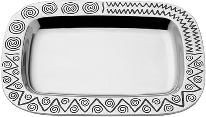Wilton Armetale Reggae Rectangle Serving Tray, 13.5-Inch