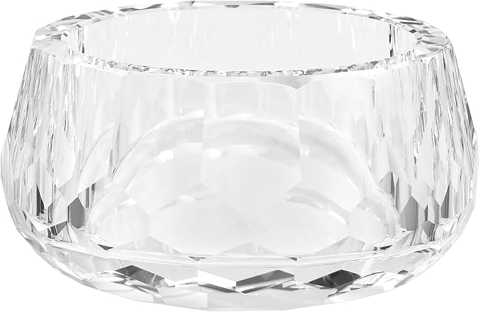 Crystal Candy Dish Hand-Cut Decorative Bowl W4.7 x H2.4 for Home Decor, Comes With Gift Box