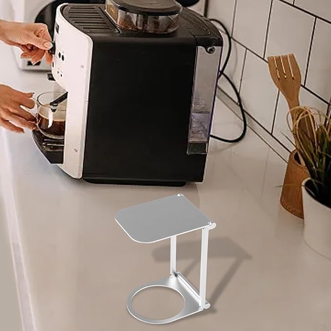 Coffee Dripper Stand,Stainless Steel Drip Holder With Base Portable Foldable For Hand Press Espresso Makers For Outdoor Camping Hiking Travel Fits Most Mugs Cups 11.9cm Height 6.7cm Diameter Silver
