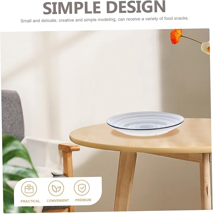 Ceramic Plate Shallow Bowl Plate for Hotel Home Easy to Match Tableware