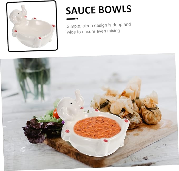 Ceramic Sauce Bowl Multi-function Seasoning Plate Condiment Tray for Pickle Serving and Decorative Tableware Appetizer Dish for Home and Restaurant Use