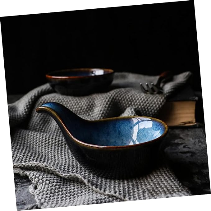1pc Ceramic Dish Utensil Tray Seasonings for Grilling Appetizer Plates Ceramic Dipping Sauce Cups Ice Cream Bowl Seasoning Bowl Ceramic Storage Plate Seasoning Dish Dippi