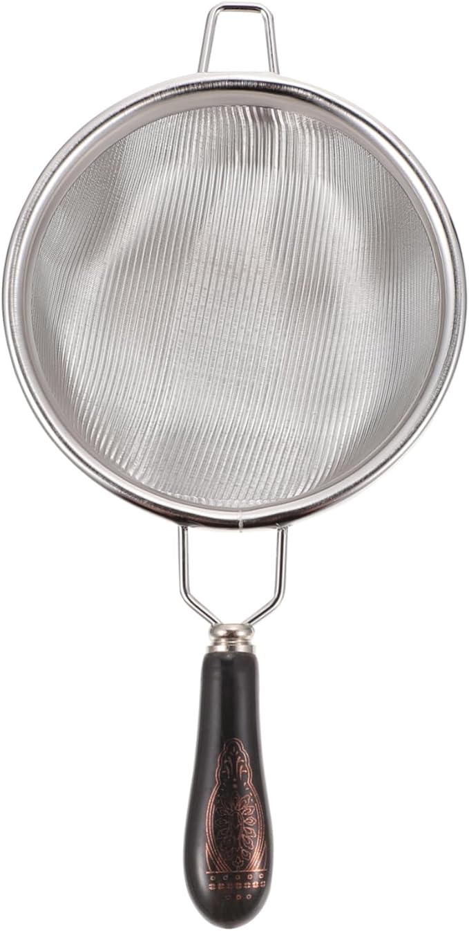 Stainless Steel Tea Filter for Loose Tea - Fine Mesh Strainer Basket for Home and Office Use Heat Resistant Residue Strainer for Smooth Brewing
