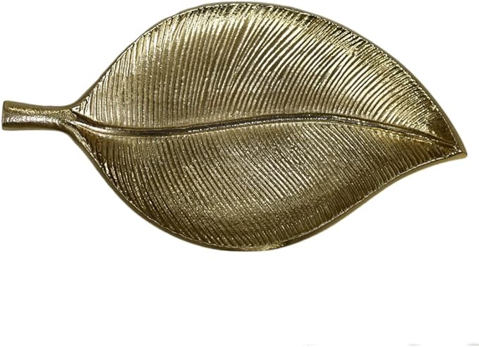 BBH Home's Handmade Gold Novelty Shaped Aluminium Tray 10.82 x 6.10 x 0.78 AMBBVK037AB2020