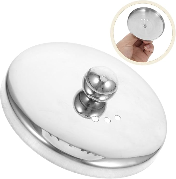 Stainless Steel Tea Strainer Fine Mesh Infuser for Tea Pot Replacement Lid Cover