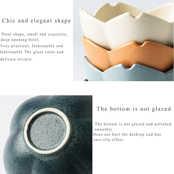 Sauce Dish 2Pack Sauce Dish Set Flower Shape Ceramic Appetizer Plates Dipping Bowls Mini Condiment Porelain Suacer Bowl Soy Sauce Vinegar Snack Seasoning Salad Olive Oil Dippi