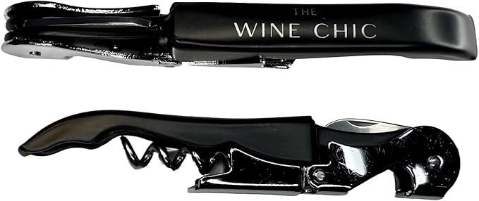 The Wine Chic Custom Wine Key - Engraved Wine Opener with Logo - Perfect Wedding Favors and Wine Bottle Opener Gift for Business Promotions and Party Gifts