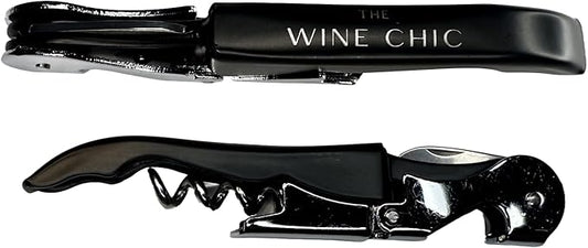 The Wine Chic Custom Wine Key - Engraved Wine Opener with Logo - Perfect Wedding Favors and Wine Bottle Opener Gift for Business Promotions and Party Gifts