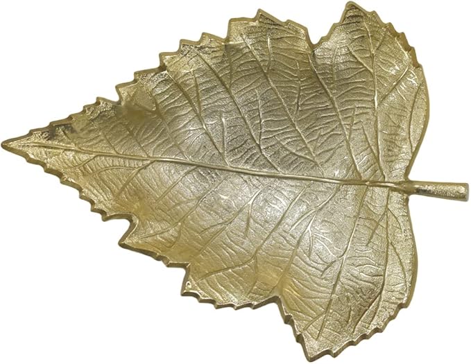 BBH Home's Handmade Gold Novelty Shaped Aluminium Tray 5.23 x 3.93 x 1.14 AMBBVK061AB2020