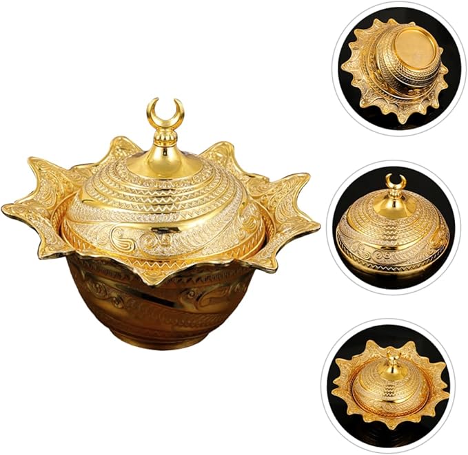 PRETYZOOM Candy Dessert Bowl Snack Containers Fruit Plate Serving Trays for Party