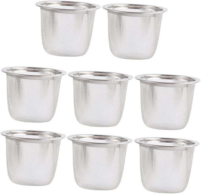 Stainless Steel Tea Filter Mesh Strainer Insert 2.3 Inch Tea Strainer Filter for Loose Leaf Brewing Kitchen Accessory