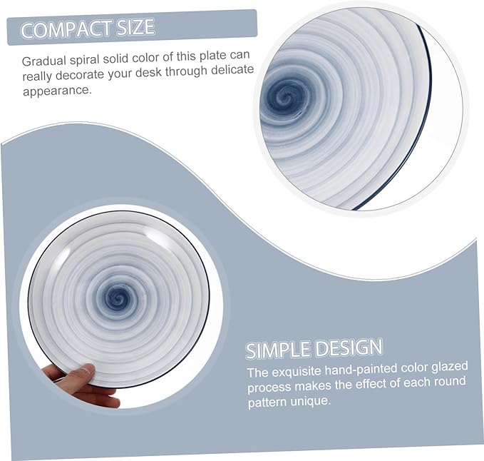 Ceramic Plate Shallow Bowl Plate for Hotel Home Easy to Match Tableware
