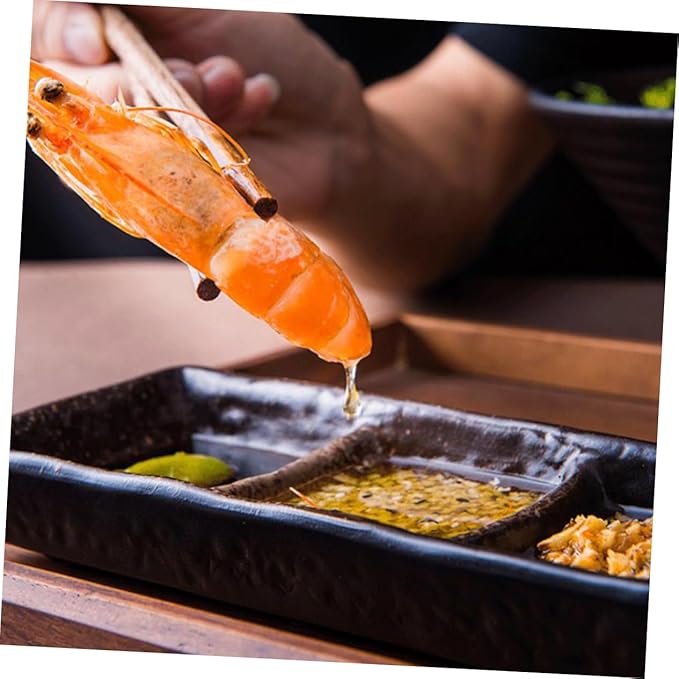 Dipping Sauce Dish Ceramic Seasoning Bowl Sauce Plate Appetizer Plates for Condiments Appetizers