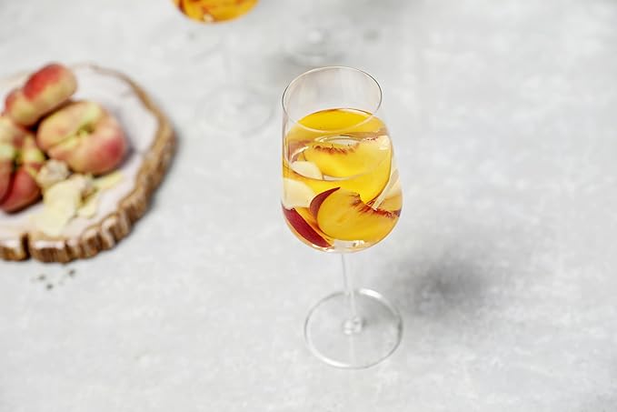 Zwiesel Glas Vervino German-Made Crystal Glass, 14 Ounce White Wine (Set of 4), Clear