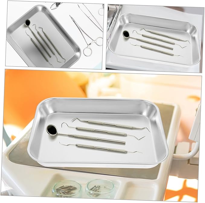 Alipis 3pcs Serving Tray Multifunctional Food Plates for Home Restaurant and Buffet Use Elegant Design for Snacks Desserts