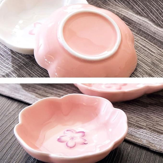 Snack Plate Ceramic Sauce Dishes Dishes Seasoning Sushi Dessert Appetizer Serving Plate Porcelain Small Plate Snack Tray