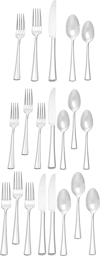Oneida Noble 20 Piece Everyday Flatware Set, Service for 4, 18/0 Stainless Steel