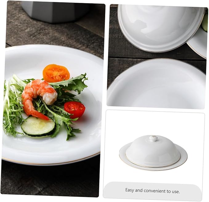 French Style Ceramic Plate Grilling Plate Serving Pasta Food Storage Steak Serving Tray