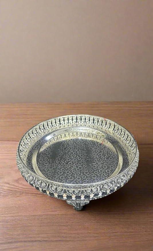 German Silver Tray for Serving/Gift Item, 12"