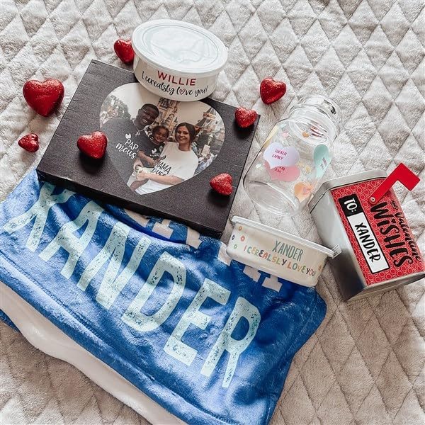 Personalization Universe I Cerealsly Love You Enamel Bowl with Lid - Customizable Romantic Gift, Perfect for Cereal, Snacks, 20oz Serving Size, Kids, Valentine's Day Gift Idea
