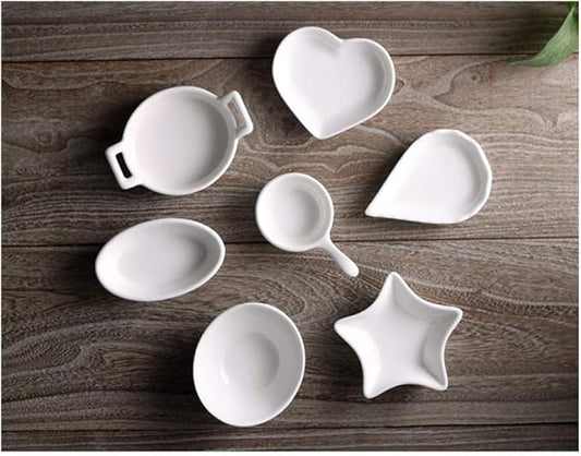 DishCreative Japanese Dishes Ceramic Plate Household Dip Dish Cute-pot dish