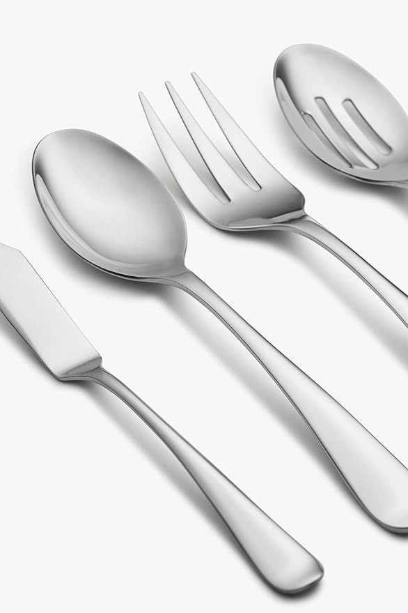 Cambridge 347645CNW13 Rhiannon Mirror 45-Piece Flatware Set