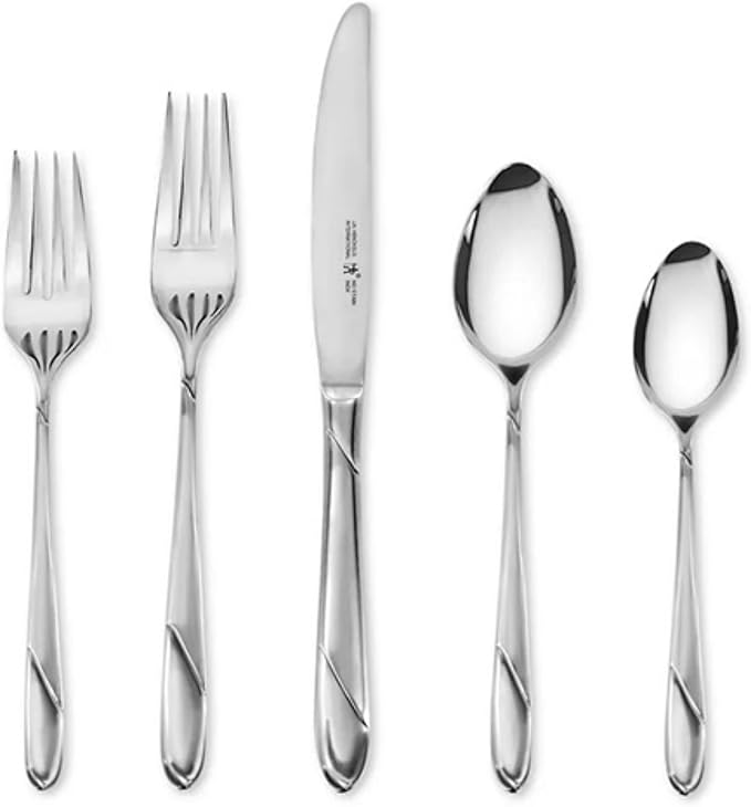 Henckels Milena 62-pc 18/10 Stainless Steel Flatware Set, Service for 12