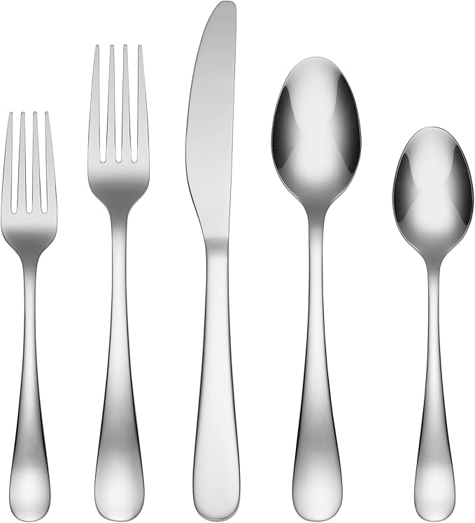 Cambridge 347645CNW13 Rhiannon Mirror 45-Piece Flatware Set