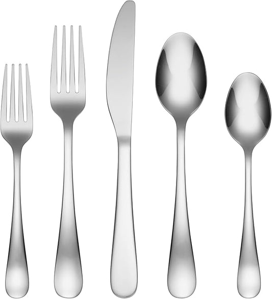 Cambridge 347645CNW13 Rhiannon Mirror 45-Piece Flatware Set