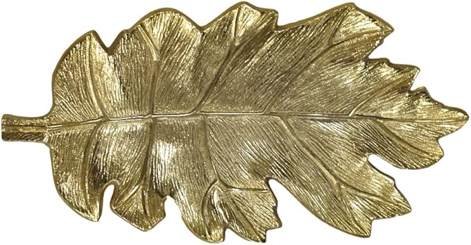 BBH Home's Handmade Gold Novelty Shaped Aluminium Tray 8.26 x 4.13 x 0.9 AMBBVK053AB2020
