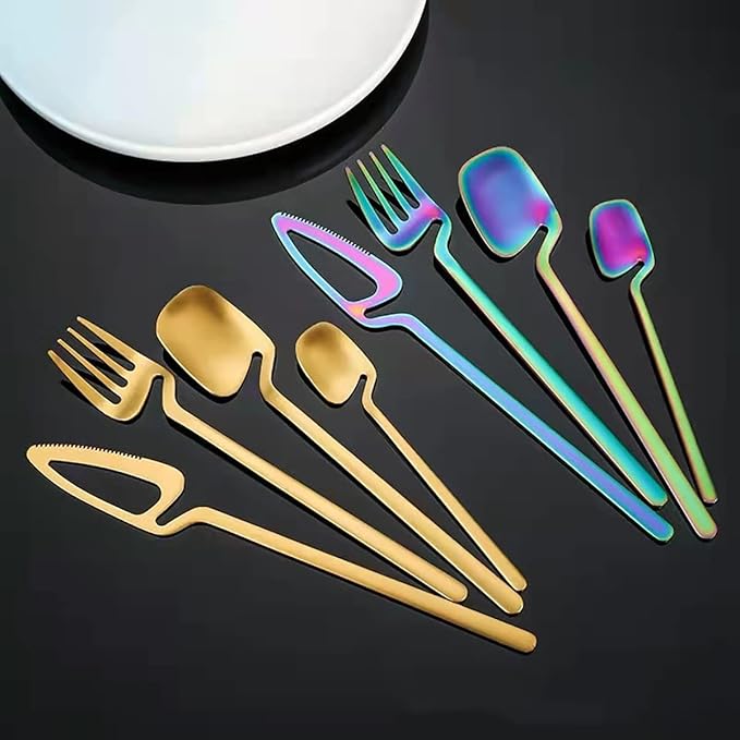 NEW 120-Piece Silverware Set with Serving Utensils for 30, Food Grade Stainless Steel Flatware Cutlery Set for Home and Restaurant, Fork Spoon Knife Set, Mirror Finish, Dishwasher Safe