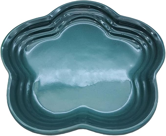 Small Ceramics Dish in Elegant Plums Blossoms Styles Multiple Color Appetizer Plates Perfect for Kitchen Dining Setting Flower Dish
