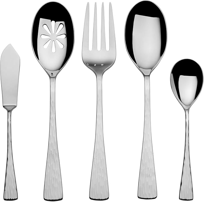 Mikasa Novaro 45-Piece 18/10 Stainless Steel Flatware Set, Service For 8
