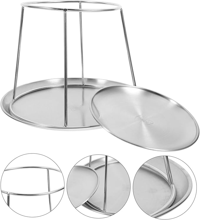 Stainless Steel Seafood Plate Display Stand Party Catering Food Serving Trays for Party