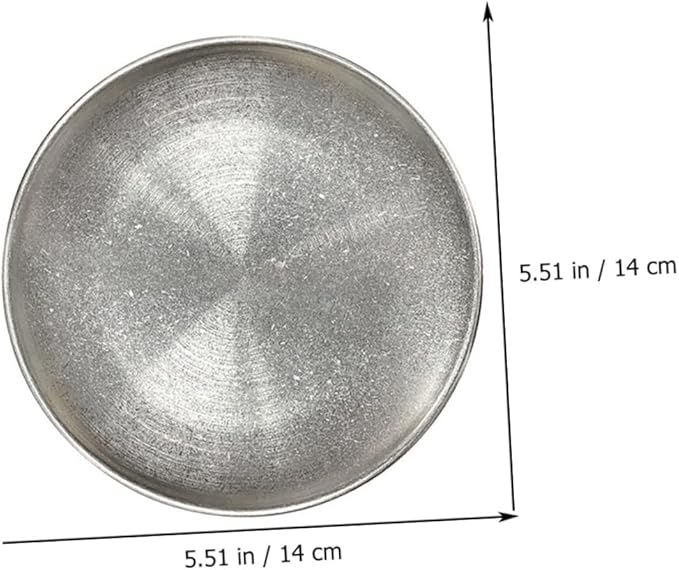 Mobestech Roast Meat Plate Bbq Serving Tray Stainless Steel Lightweight Compact Easy to Store