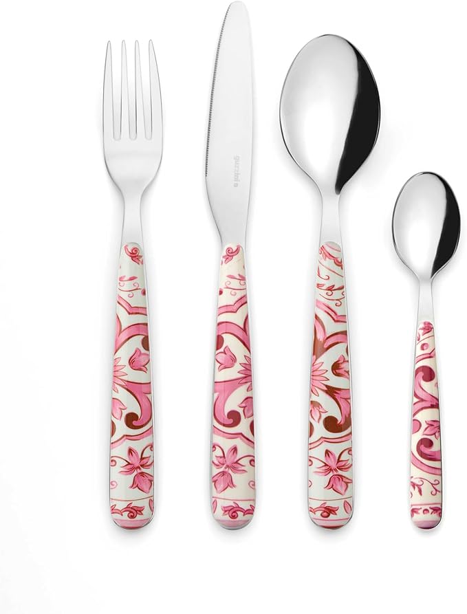 Guzzini 28194577 Cutlery Set, Stainless Steel, Amethyst
