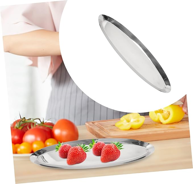 Multi-Functional Tray Fruit Tray Cosmetics Jewelry Organizer Dish Plate Simple Style Towel