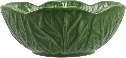 ABOOFAN Ceramic Fruit Plate Cabbage Design Versatile Salad Dessert Servers Tea Room Decorative Plate