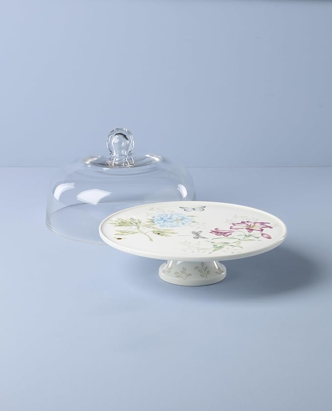 Lenox 898188 Butterfly Meadow 25th Anniversary Cake Plate