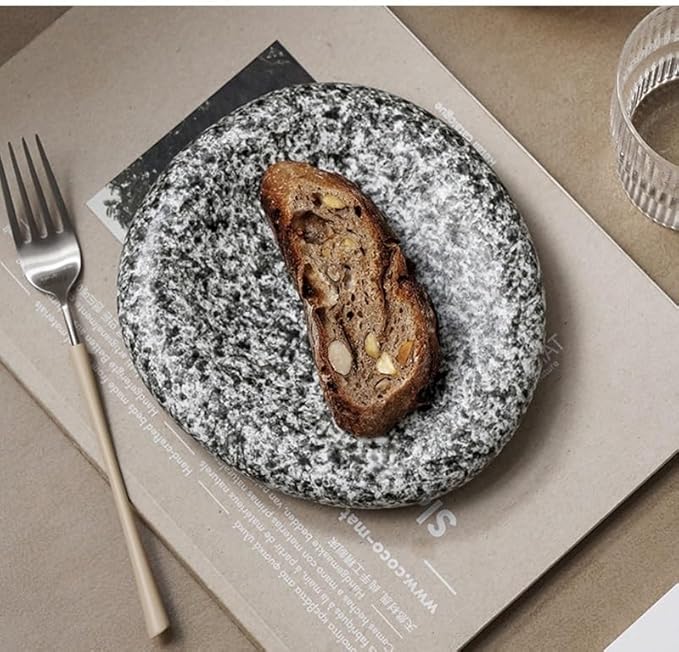 Appetizer Plates Ceramic Bread Plate Sushi Steak Plate Creative Home Tableware Snack Dessert Plate Dinner Plate Cheap Plates(A)