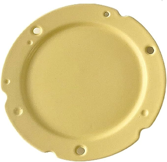 SONGCHAO Party Supplies Creative Ceramic Plate Yellow Cute Matte Cheese Shape Breakfast Plate Home Kitchen Snack Plate Dessert Cake Plate Party Plates (Color : A)