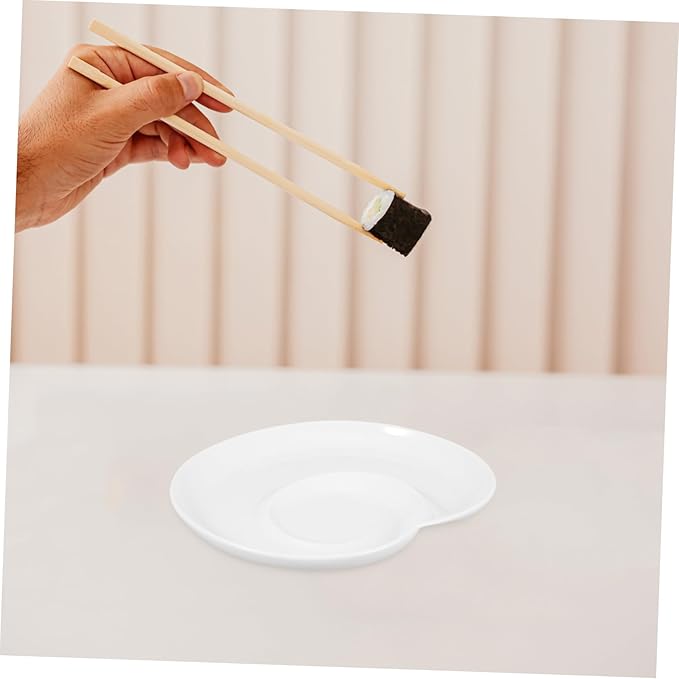 Serving Tray Ceramic Plate Dumpling Party Platter Dividers and Holder for Snacks
