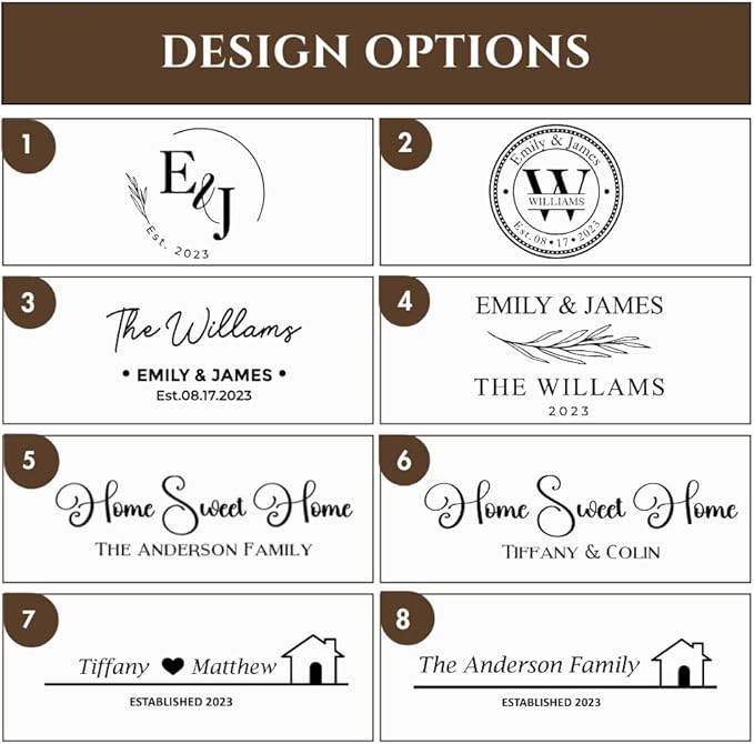 Custom Coasters Set of 4, Personalized Housewarming Gift, Engraved Gifts for New Home, New House Gifts for Couple