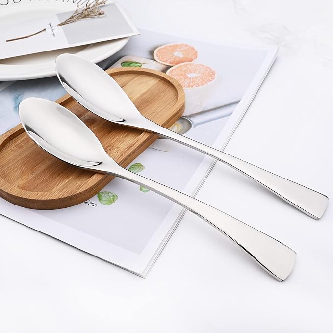 24-Piece 304 Silverware Set, Mirror Polish Serving Flatware Cutlery Set Include Steak Knife Fork Spoon, Wedding Kitchen Restaurant Utensils Daily Use, Service For 4, Silver